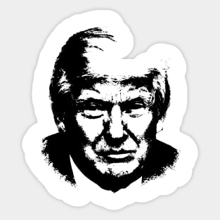 Donald Trump Portrait Pop Art Sticker